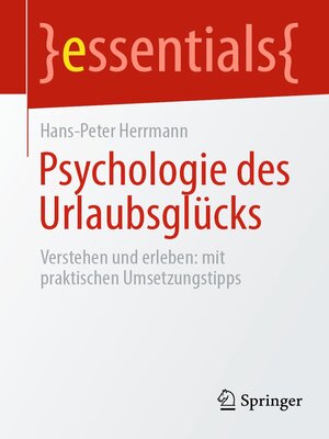 cover image of Psychologie des Urlaubsglücks